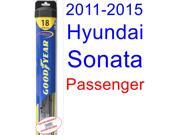 2011-2015 Hyundai Sonata Wiper Blade (Passenger) (Goodyear Wiper Blades-Hybrid) (2012,2013,2014) 2011-2015 Hyundai Sonata Wiper Blade (Passenger) (Goodyear Wiper Blades-Hybrid) (2012,2013,2014)