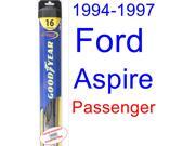 1994-1997 Ford Aspire Wiper Blade (Passenger) (Goodyear Wiper Blades-Hybrid) (1995,1996) 1994-1997 Ford Aspire Wiper Blade (Passenger) (Goodyear Wiper Blades-Hybrid) (1995,1996)