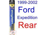 1999-2002 Ford Expedition Wiper Blade (Rear) (Goodyear Wiper Blades-Hybrid) (2000,2001) 1999-2002 Ford Expedition Wiper Blade (Rear) (Goodyear Wiper Blades-Hybrid) (2000,2001)