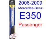 2006-2009 Mercedes-Benz E350 Wiper Blade (Passenger) (Goodyear Wiper Blades-Hybrid) (2007,2008) 2006-2009 Mercedes-Benz E350 Wiper Blade (Passenger) (Goodyear Wiper Blades-Hybrid) (2007,2008)