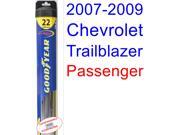2007-2009 Chevrolet Trailblazer Wiper Blade (Passenger) (Goodyear Wiper Blades-Hybrid) (2008) 2007-2009 Chevrolet Trailblazer Wiper Blade (Passenger) (Goodyear Wiper Blades-Hybrid) (2008)