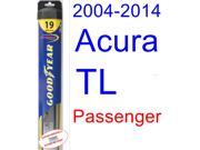 2004-2014 Acura TL Wiper Blade (Passenger) (Goodyear Wiper Blades-Hybrid) (2005,2006,2007,2008,2009,2010,2011,2012,2013) 2004-2014 Acura TL Wiper Blade (Passenger) (Goodyear Wiper Blades-Hybrid) (2005,2006,2007,2008,2009,2010,2011,2012,2013)