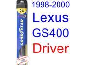 1998 2000 Lexus GS400 Wiper Blade Driver Goodyear Wiper Blades Hybrid 1999