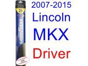 2007-2015 Lincoln MKX Wiper Blade (Driver) (Goodyear Wiper Blades-Hybrid) (2008,2009,2010,2011,2012,2013,2014) 2007-2015 Lincoln MKX Wiper Blade (Driver) (Goodyear Wiper Blades-Hybrid) (2008,2009,2010,2011,2012,2013,2014)