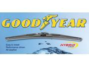 1989-1990 Geo Metro Replacement Wiper Blade Set/Kit (Set of 2 Blades) (Goodyear Wiper Blades-Hybrid) 1989-1990 Geo Metro Replacement Wiper Blade Set/Kit (Set of 2 Blades) (Goodyear Wiper Blades-Hybrid)