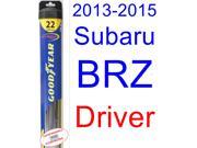 2013 2015 Subaru BRZ Wiper Blade Driver Goodyear Wiper Blades Hybrid 2014