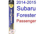 2014 2015 Subaru Forester Wiper Blade Passenger Goodyear Wiper Blades Hybrid