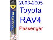 2003-2005 Toyota RAV4 Wiper Blade (Passenger) (Goodyear Wiper Blades-Hybrid) (2004) 2003-2005 Toyota RAV4 Wiper Blade (Passenger) (Goodyear Wiper Blades-Hybrid) (2004)