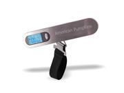 Digital Portable Luggage Scale w 110 lb Capacity Stainless Steel Lifetime Warranty by AmericanPumpkins