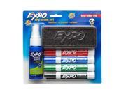 Expo Low Odor Dry Erase Set Chisel Tip 6 Piece Assorted Colors
