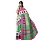 Triveni Delightful Multi Colored Printed Blended Cotton Saree 450