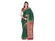 Triveni Fabulous Green Colored Border Worked Art Silk Saree 2040