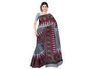 Triveni Fanciful Multi Colored Printed Blended Cotton Saree 1084