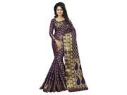 Triveni Chic Purple Colored Art Silk Jacquard Festive Saree