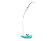 BANGWEIER Dimmable Color LED Desk Lamp With Touch Sensitive Control Panel 3 Adjustable Brightness Levels Rechargeable 1000mAh Li on Battery White