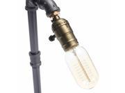 BANGWEIER Retro Style Vintage Industrial Steel Pipe Desk Table Lamp Light Edison Bulb Home Restaurant Bar Shop Decoration