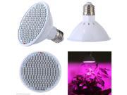 Grow Light BANGWEIER 24W 200 LED Plant Grow Light E27 Red Blue Hydroponic Flower Veg Growing Lamps