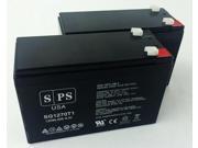 SPS BRAND 12v 7Ah Replacement Battery for GE Caddx NetworX NX 6 12v 7ah Alarm 2 PACK