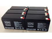 SPS BRAND 12v 7Ah Replacement Battery for Altronix AL300ULPD4CB Alarm 6 PACK