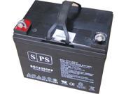 SPS BRAND 12v 35Ah Z1 Terminal Ortho Kinetics MVP wheelchair scooter U1 replacement battery