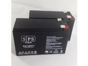 12v 8Ah Dual Lite DL7S12V Alarm Replacement Battery 2 PACK SPS BRAND