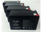 12v 8Ah Opti 350059 UPS Replacement Battery 4 PACK SPS BRAND