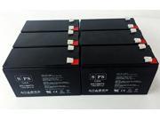 12v 8Ah Falcon SG3K 2T HW UPS Replacement Battery 6 PACK SPS BRAND