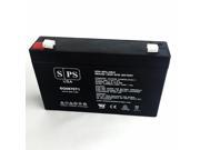 6v 7Ah Lightalarms SGLD Alarm Replacement Battery