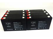 6v 7Ah Emergi Lite M 9 2 P Emergency Light Replacement Battery SPS 8 PACK