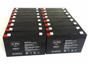 6v 7Ah Sonnenschein LCR6V6.5P Emergency Light Replacement Battery SPS 16 PACK