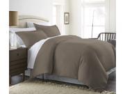 Merit Linens™ Luxury Double Brushed 3 Piece Duvet Cover Set Twin Twin XL Taupe