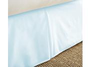 Merit Linens Premium Pleated Bed Skirt Dust Ruffle Calking Aqua