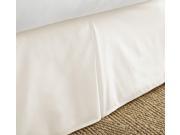 Merit Linens™ Premium Pleated Bed Skirt Dust Ruffle Twin Cream