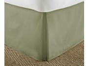 Home Collection™ Luxury Pleated Bed Skirt Dust Ruffle Queen Sage