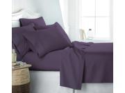 Merit Linens™ Luxury Double Brushed 6 Piece Bed Sheet Set Twin XL Purple