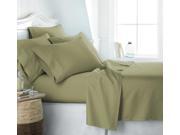 Merit Linens Luxury Double Brushed 6 Piece Bed Sheet Set King Sage