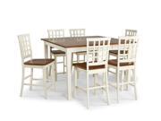 Janes Gallerie Arlington White and Java 7 piece Gathering Set