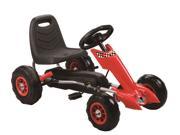 Zoom Pedal Go Kart w Pneumatic Tire Red