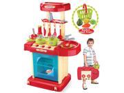 Play Carry Plastic Play Kitchen Red
