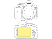 Martin Fields Overlay Plus Screen Protector Nikon D5500 D5300