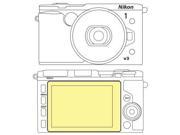 Martin Fields Overlay Plus Screen Protector Nikon 1 V3