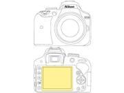 Martin Fields Overlay Plus Screen Protector Nikon D3300