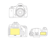Martin Fields Overlay Plus Screen Protector Canon EOS 5DS 5DS R Includes Top LCD Screen Protector