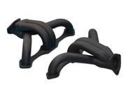 Sbc Chevy Tight Fit Block Hugger Headers Black Coated 2.50 Collector