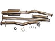 Turbo Cat Back Catback Turboback Exhaust System For Evo Viii Ix Stainless Steel