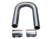 Universal 24 Stainless Radiator Hose with Chrome Caps