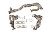 STAINLESS STEEL 6 2 1 HEADER FLEX FOR 02 06 ALTIMA L31 3.5 V6 EXHAUST MANIFOLD