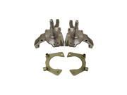 Flat Steel Caliper Brackets Ford Mustang II Pinto Forged 2 Drop Spindles