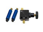 A pair of blue 2 lbs residual pressure valves Adjustable Proportioning Valve