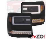 Anzo USA 111375 Projector Headlight Set Fits 16-18 Silverado 1500 Anzo USA 111375 Projector Headlight Set Fits 16-18 Silverado 1500
